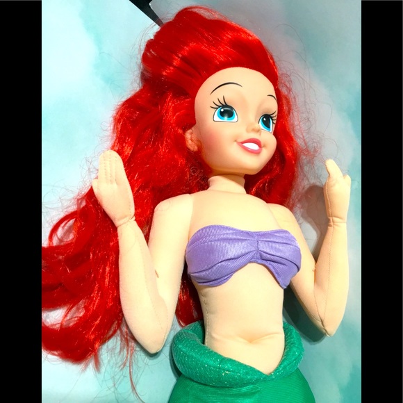 DISNEY THE LITTLE MERMAID VTG Giant Singing Ariel - Picture 1 of 16